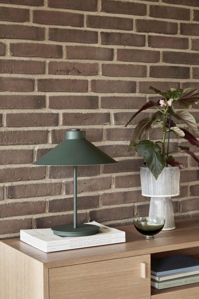 Blumentopf PLINTH, 2er-Set, grau, Keramik, Hübsch