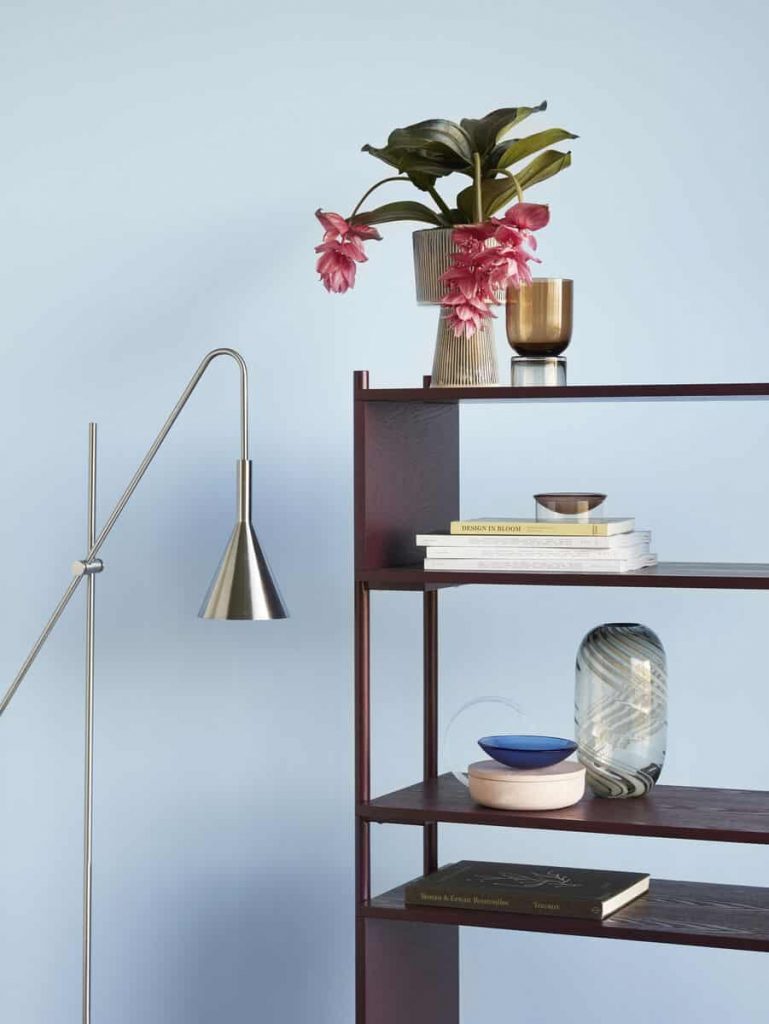 Blumentopf PLINTH, 2er-Set, grau, Keramik, Hübsch