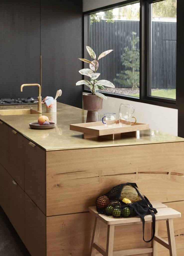 Blumentopf PLINTH, 2er-Set, braun, Keramik, Hübsch