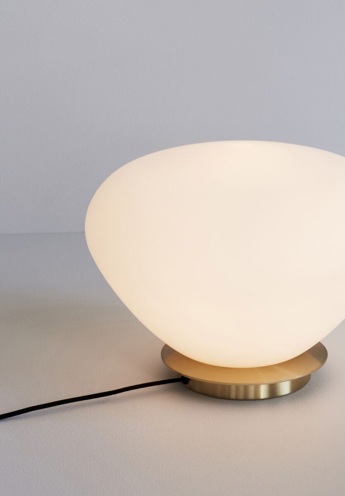 Tischlampe BEAN Hübsch weiß