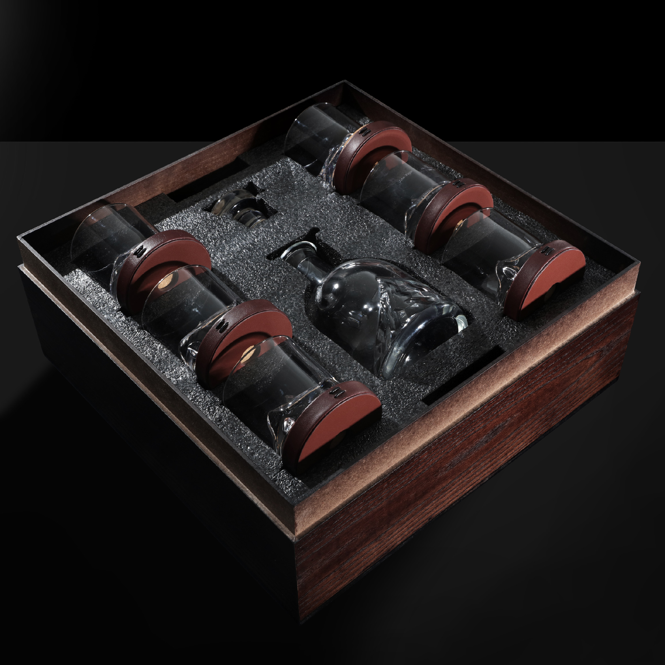 Whisky-Set Karaffe und Gläser EVEREST LUXURY, 14-teilig, Litton