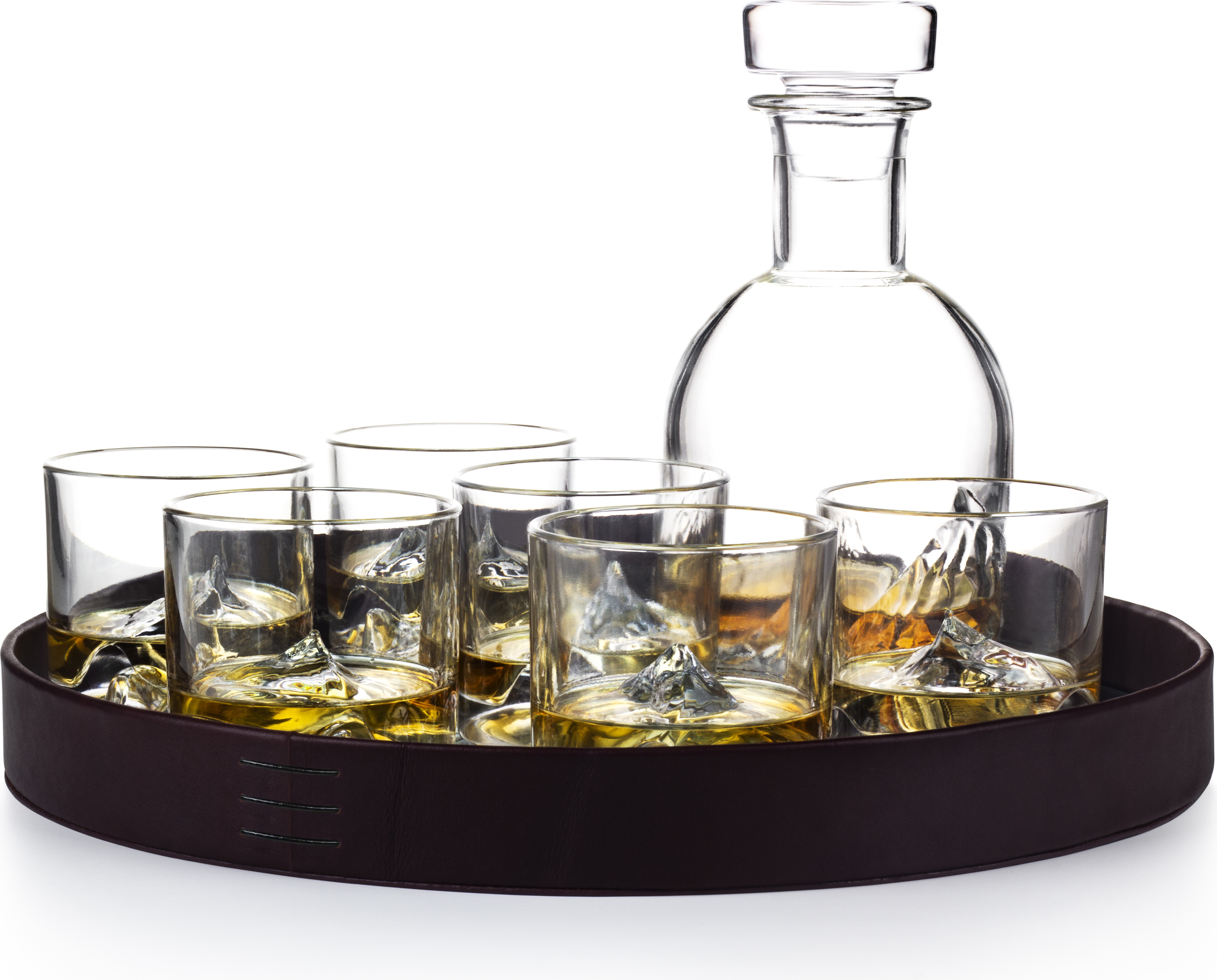 Whisky-Set Karaffe und Gläser EVEREST LUXURY, 14-teilig, Litton
