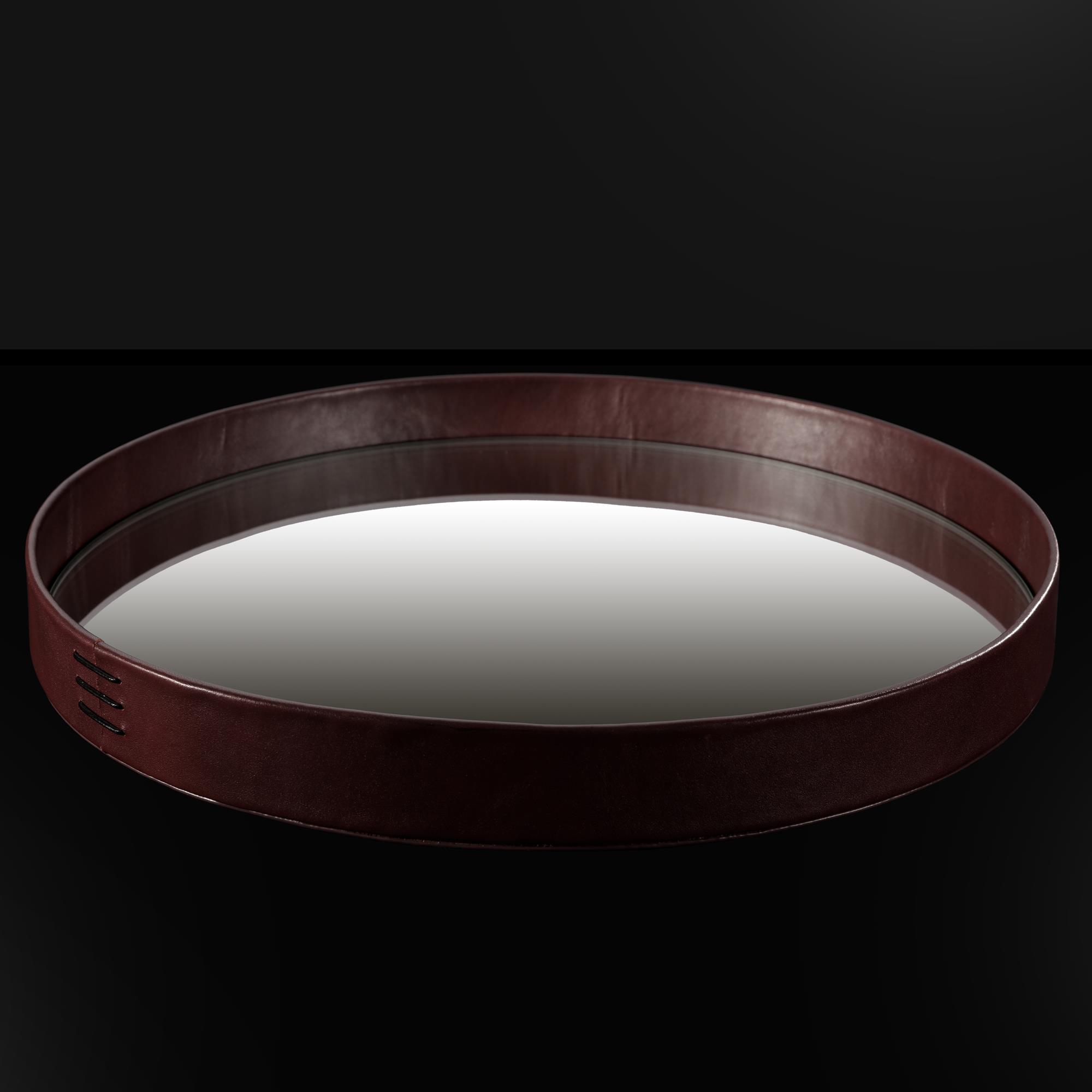 Serviertablett MIRRORED 38 cm, braun, Litton