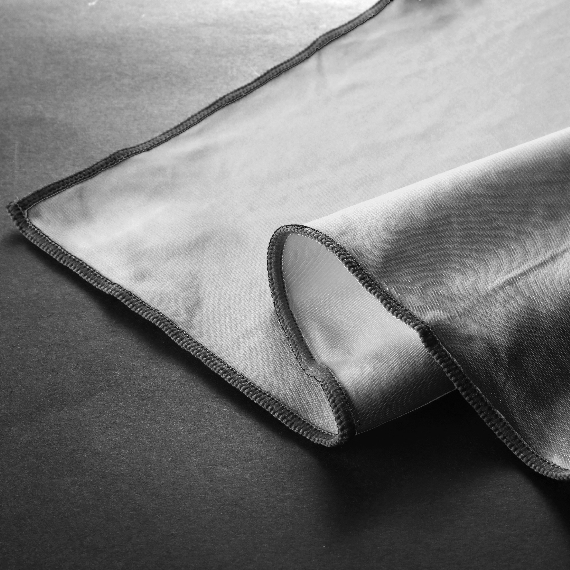 Poliertuch 31 x 50 cm, 2er-Set, grau, Mikrofaser, Litton