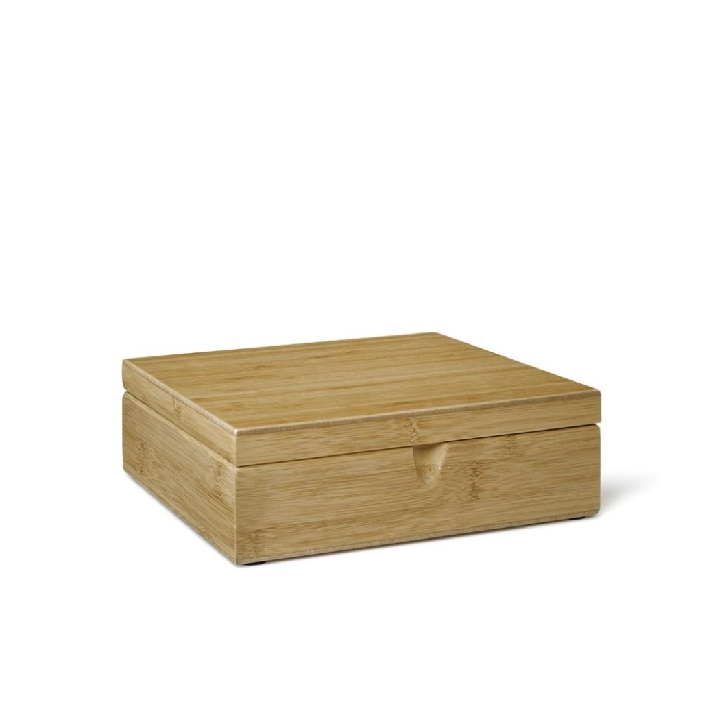 Teebeutelbox, 6 Fächer, Bambus, Bredemeijer