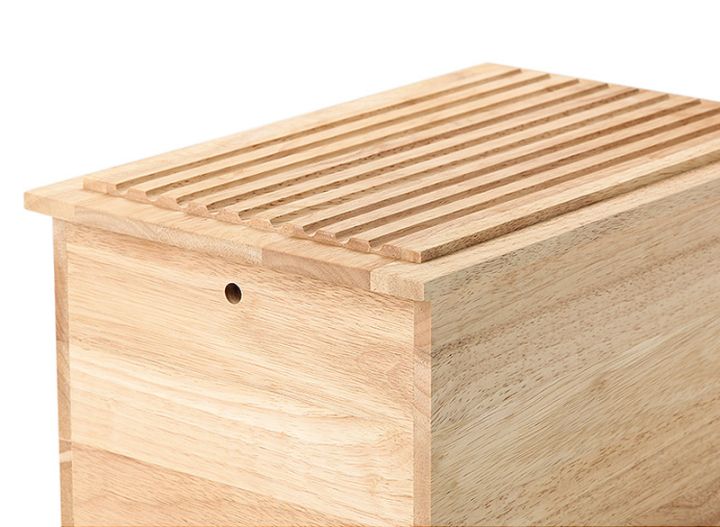 Brotkasten 34,5 x 23 cm, mit Deckel/Schneidebrett, Continenta