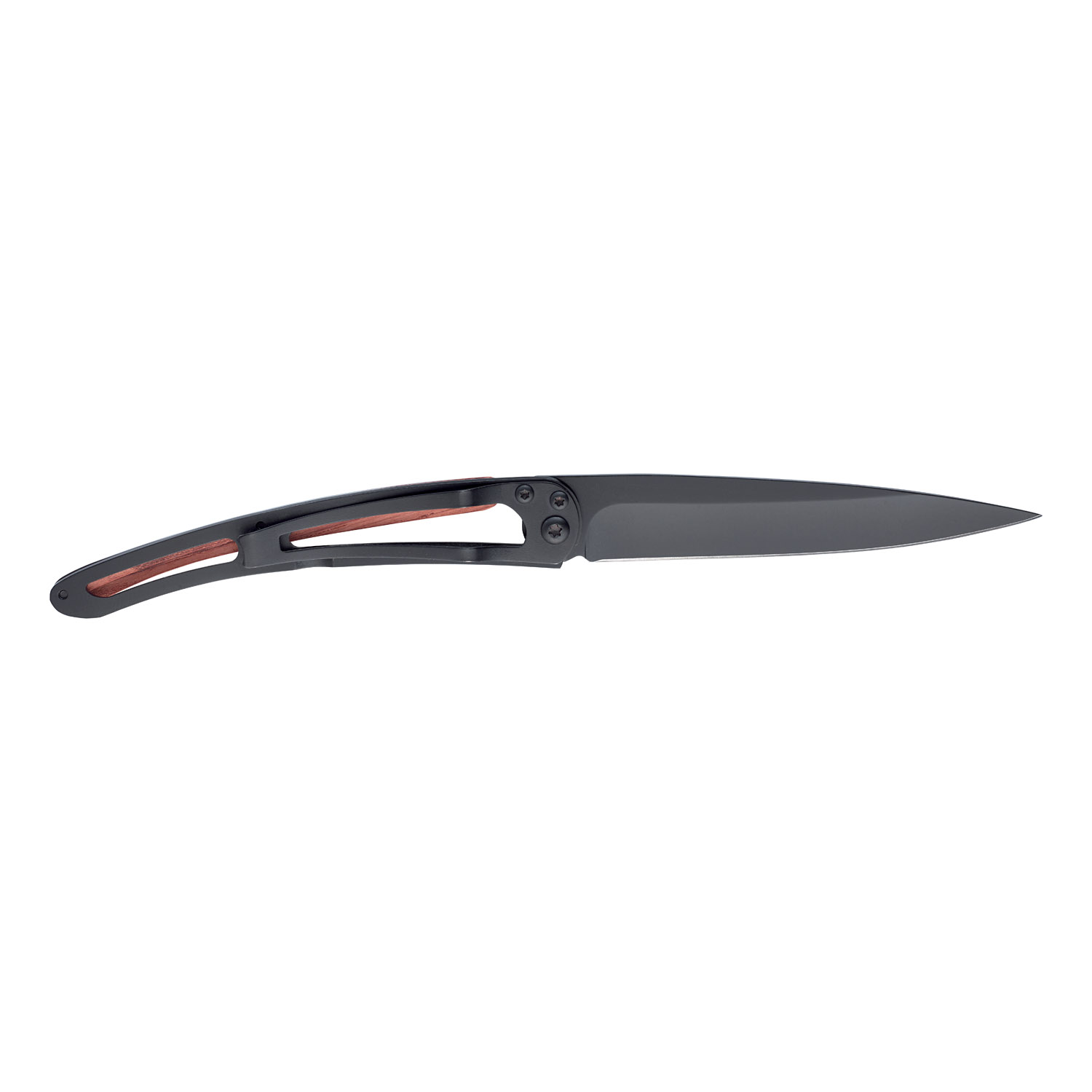 Taschenmesser TATTOO FEATHER 37g, Palisanderholz, schwarz, deejo