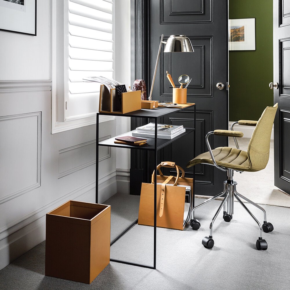 Konsolentisch Sideboard FERA 85 cm, schwarz, Stahl, Blomus