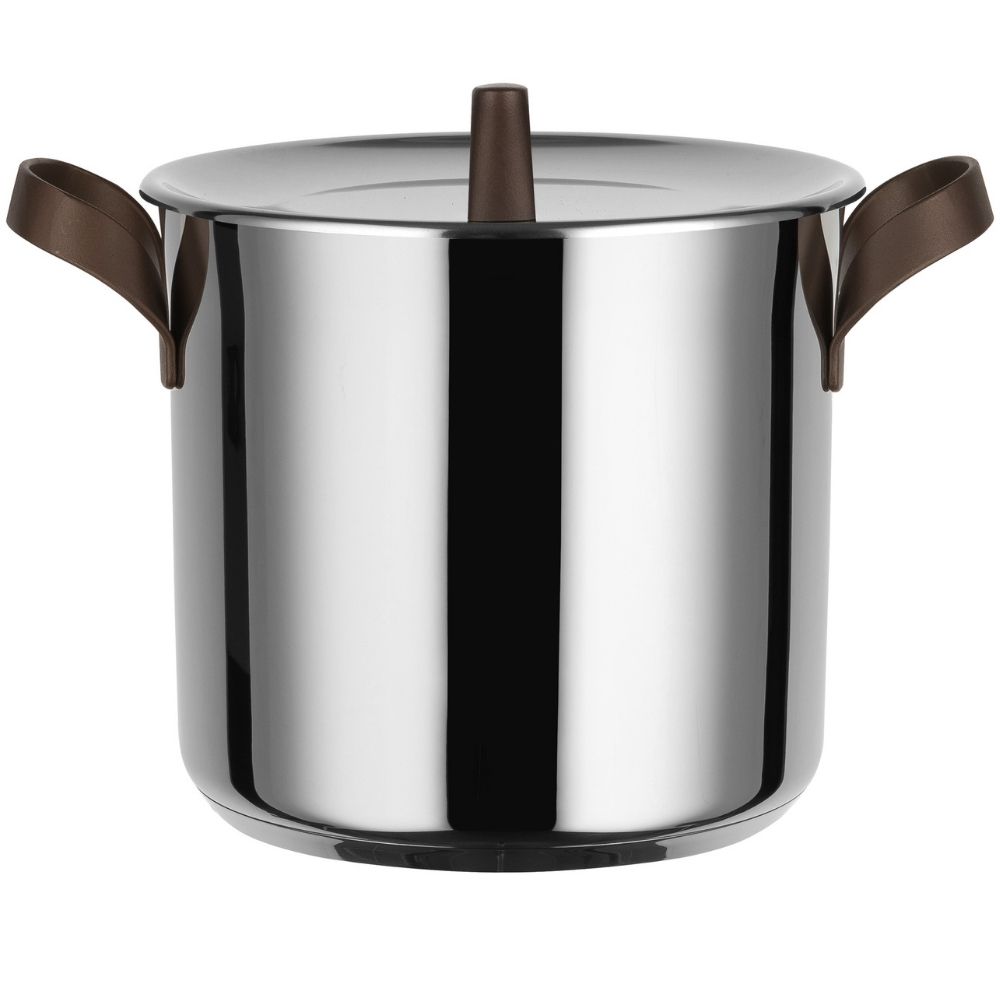 Topf hoch EDO 24 cm, Edelstahl, Alessi