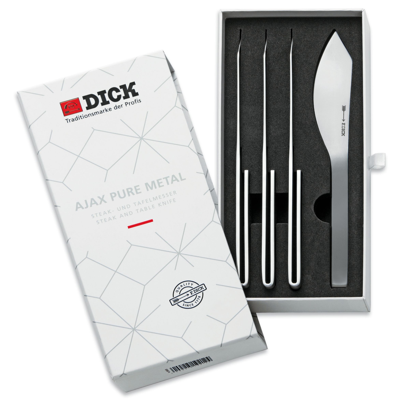 Steakmesser-Set AJAX, 4-teilig, F.DICK