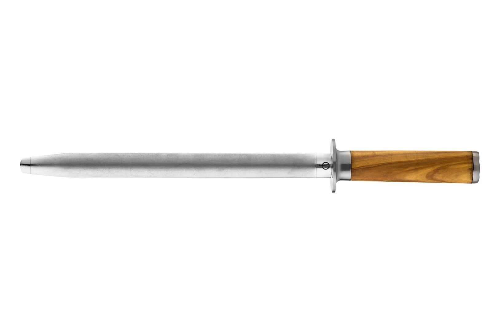 Wetzstahl OLIVE 26 cm, Griff aus Olivenholz, Forged