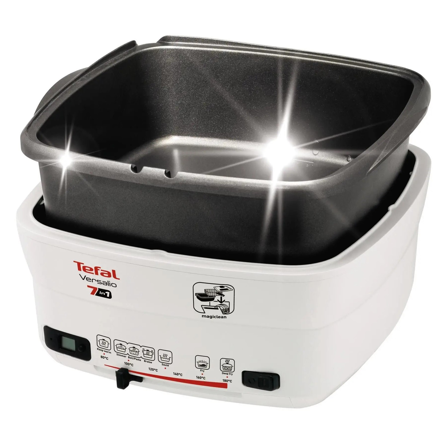 Fritteuse VERSALIO DE LUXE FR490070 7in1, weiß, Tefal