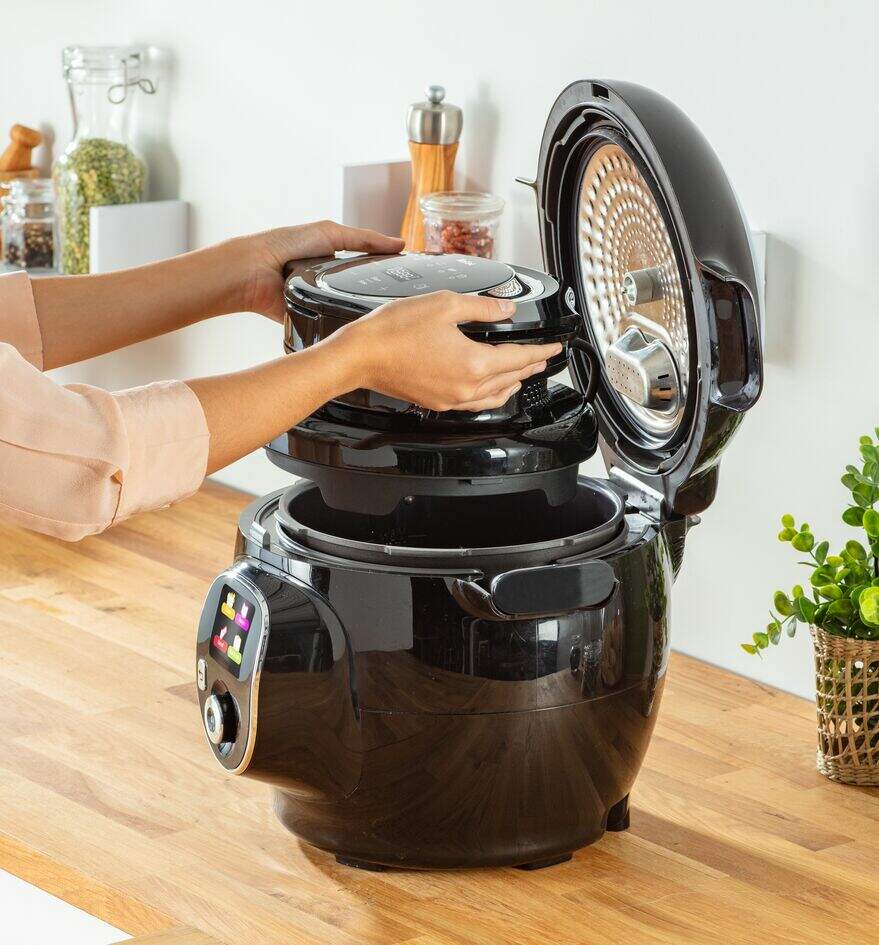 Heißluftfritteuse EXTRA CRISP LID EY150830 für Multikocher COOK4ME+, Tefal