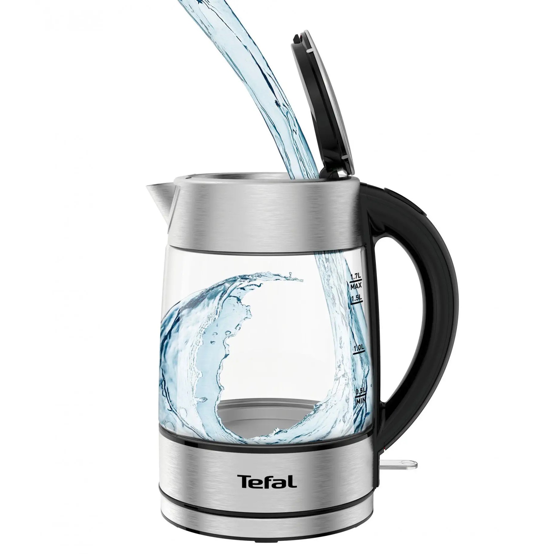 Wasserkocher GLASS KI772D38 1,7 l, Tefal