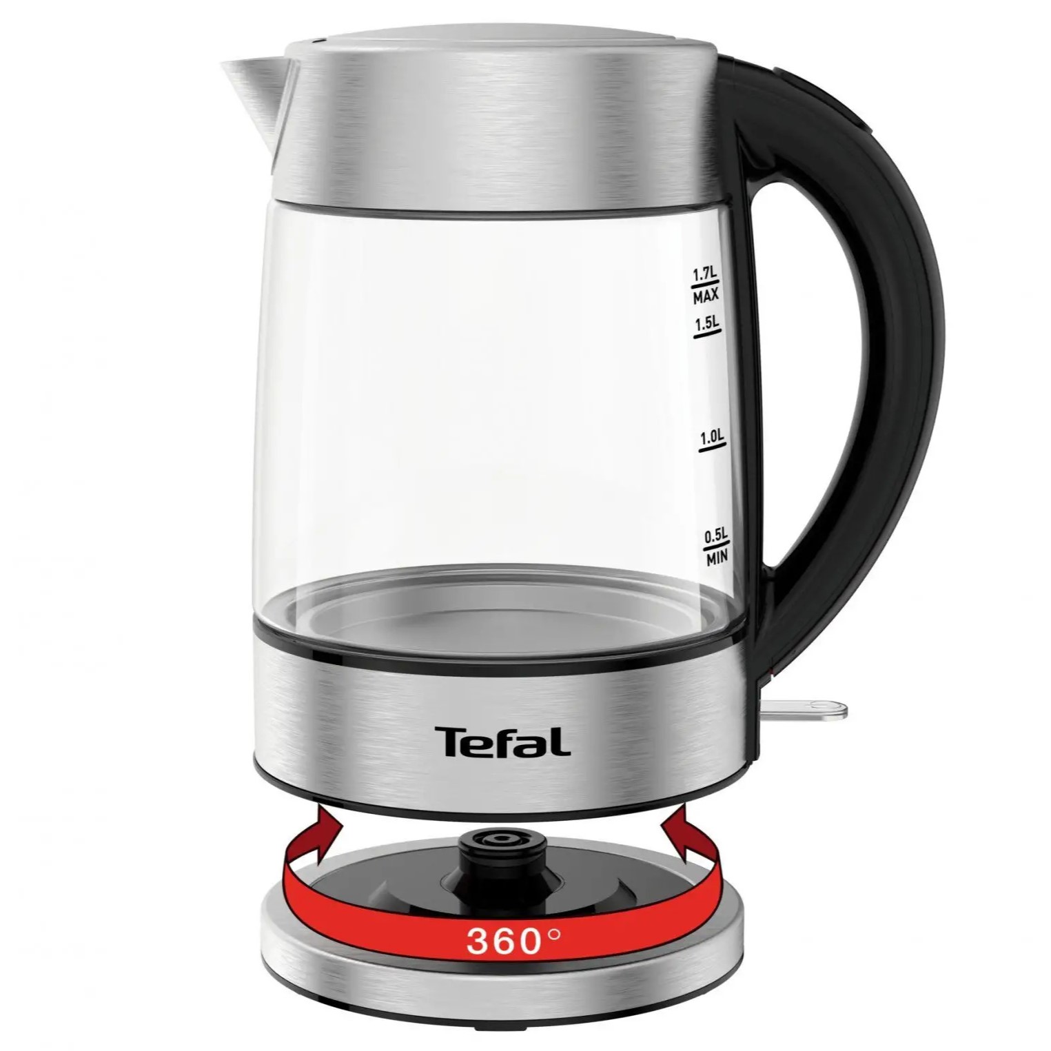Wasserkocher GLASS KI772D38 1,7 l, Tefal