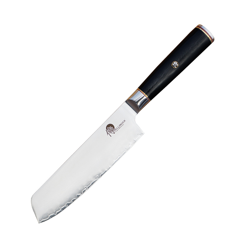 Japanisches Messer NAKIRI OKAMI 17 cm, schwarz, Dellinger