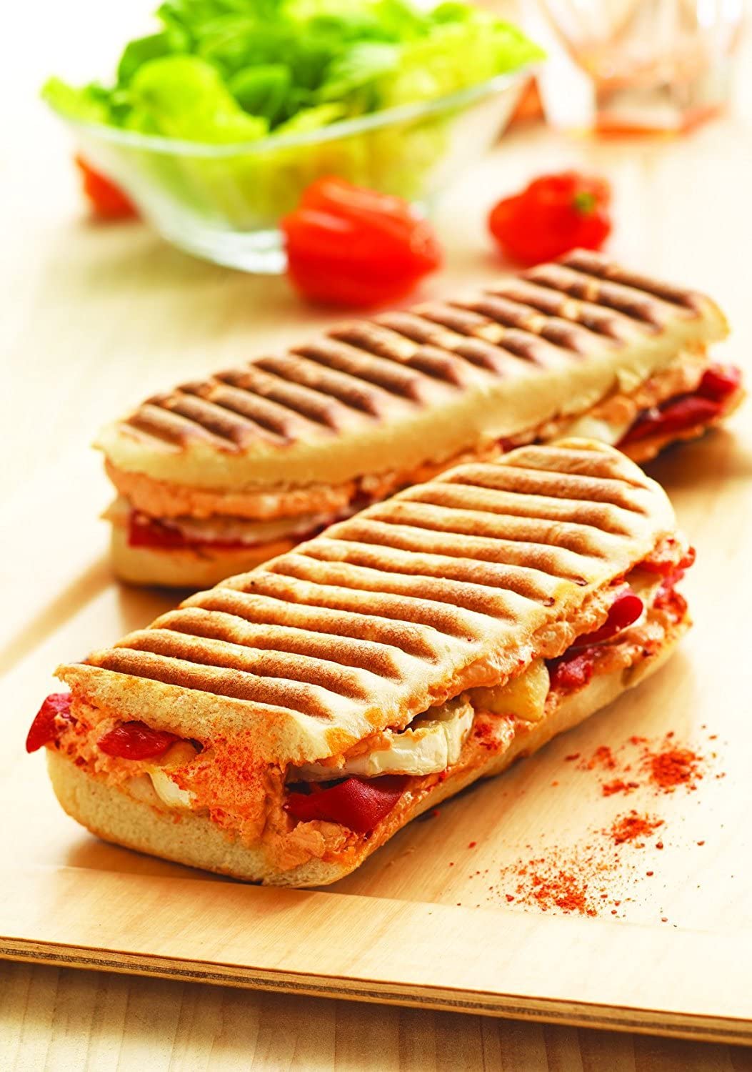 Panini- und Grillplatte für Waffeleisen SNACK COLLECTION XA800312, 2-teilig, Tefal