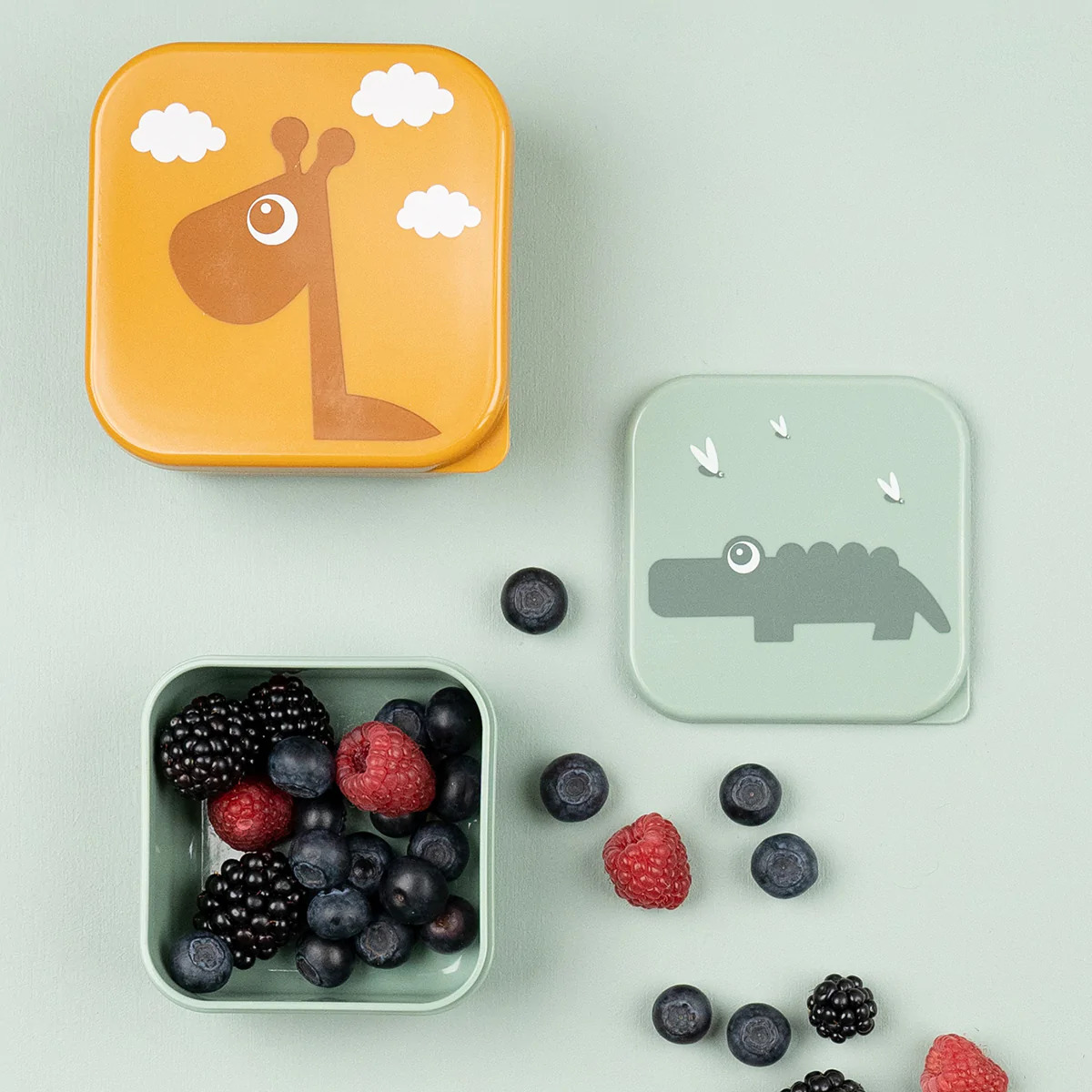 Kinder Snackbox Set DEER FRIENDS, 3er-Set, Done by Deer
