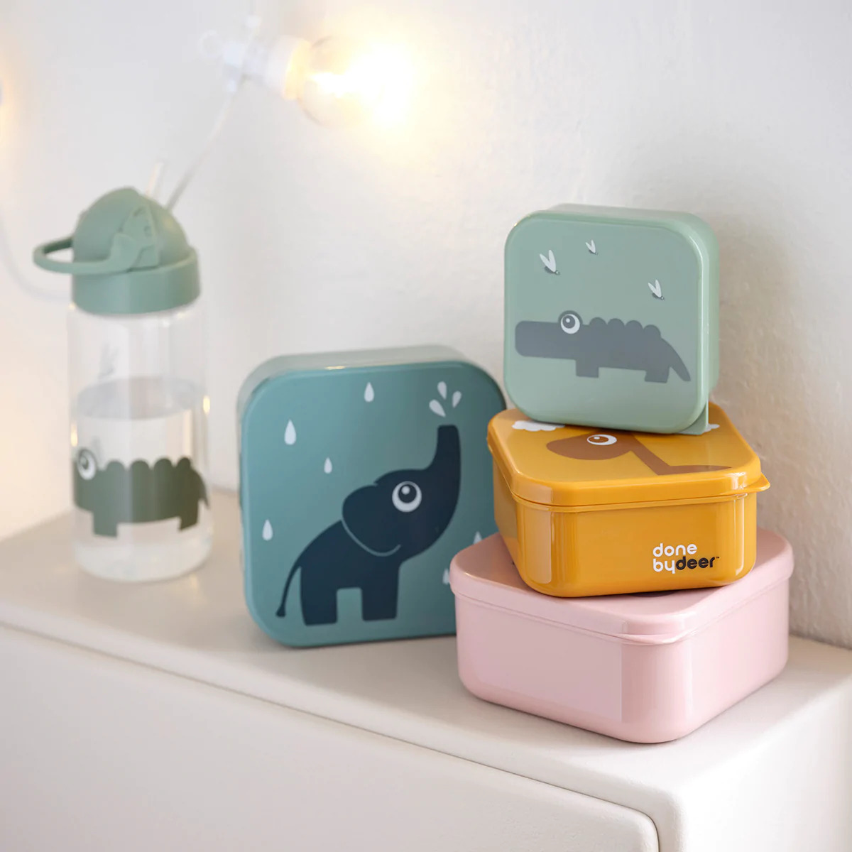 Kinder Snackbox Set DEER FRIENDS, 3er-Set, Done by Deer