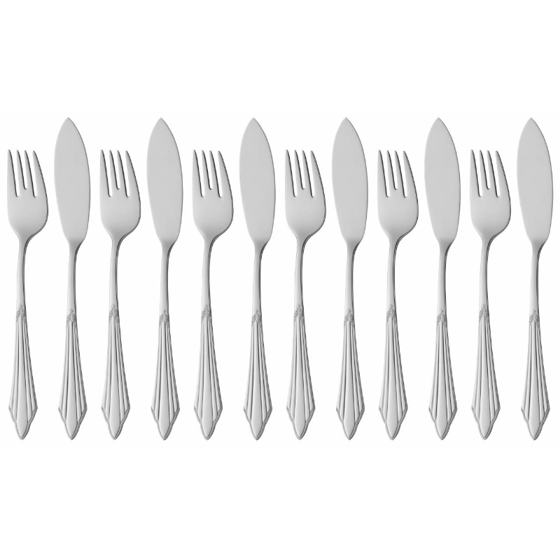 Fischbesteck-Set, 12-teilig, FÄCHER, WMF