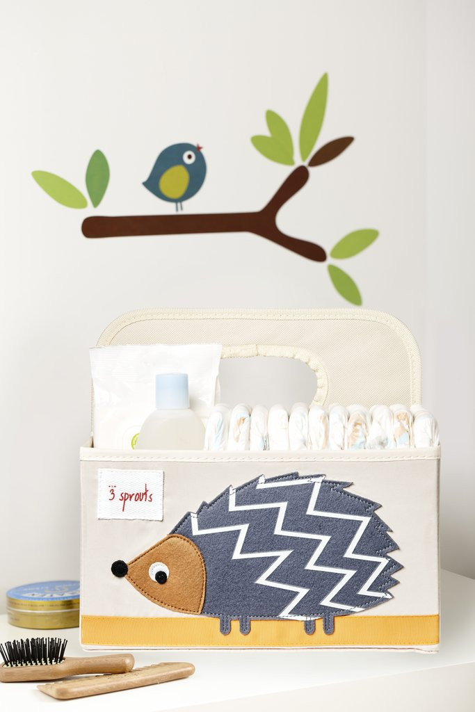 Windelutensilo HEDGEHOG, beige, 3 Sprouts