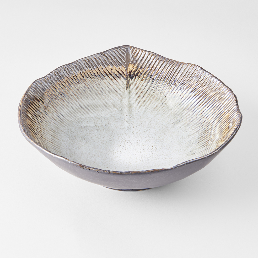 Servierschale AKANE GREY 24/22 cm, MIJ