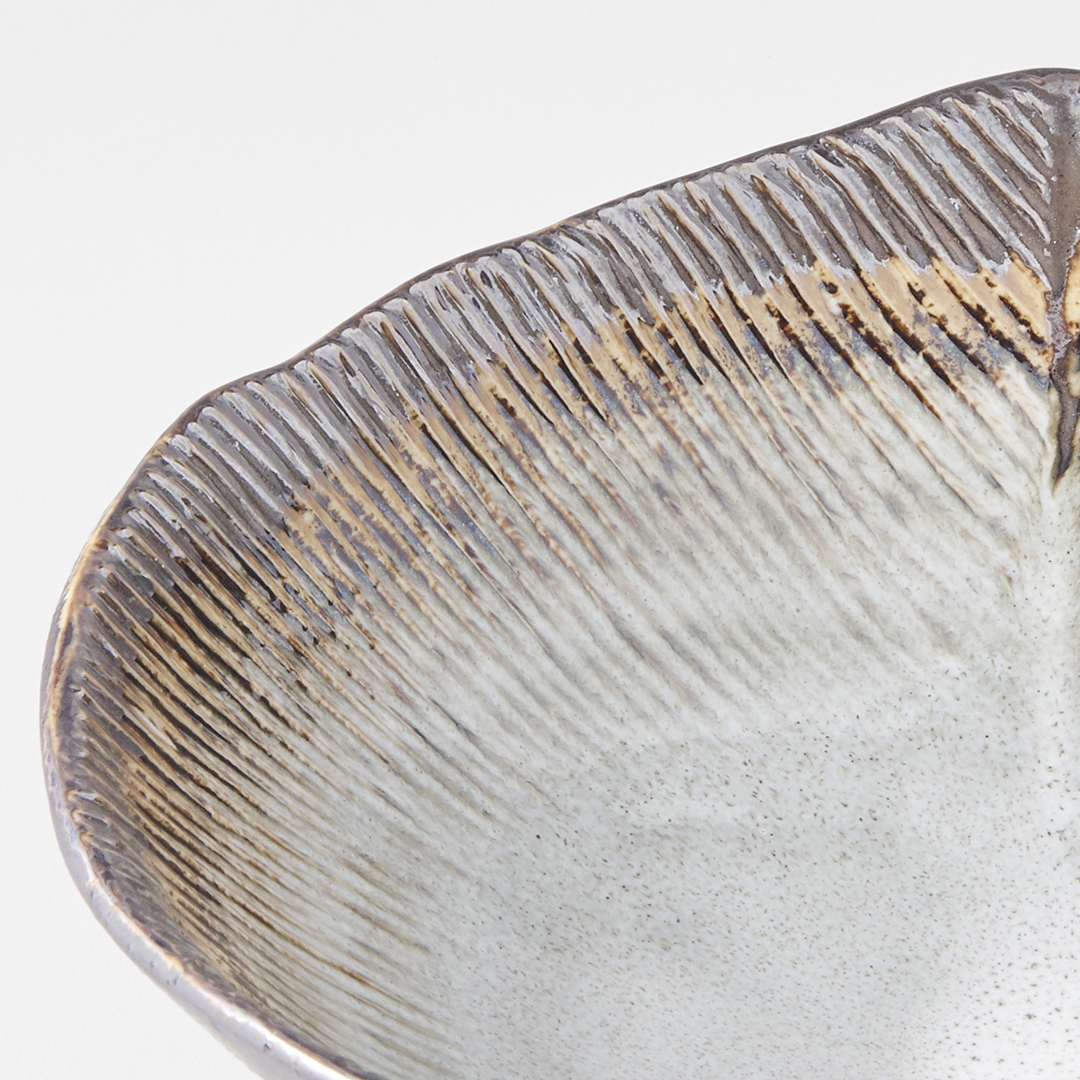 Servierschale AKANE GREY 24/22 cm, MIJ