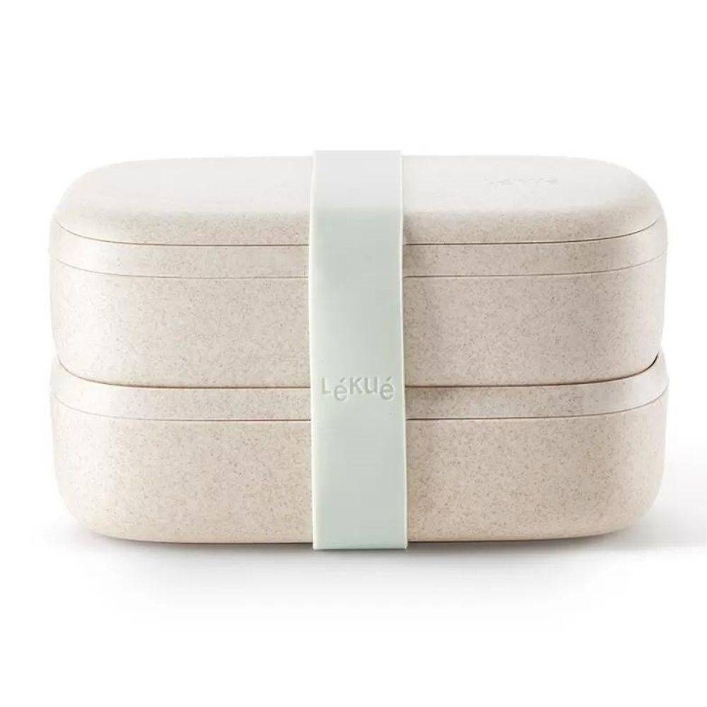 Lunchbox TO GO 2 x 500 ml, doppelt, cremig, Lékué