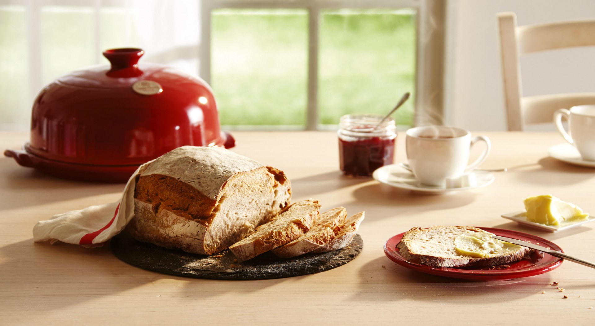 Brotbackform rot Burgund Emile Henry
