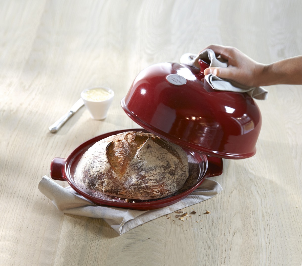 Brotbackform rot Burgund Emile Henry