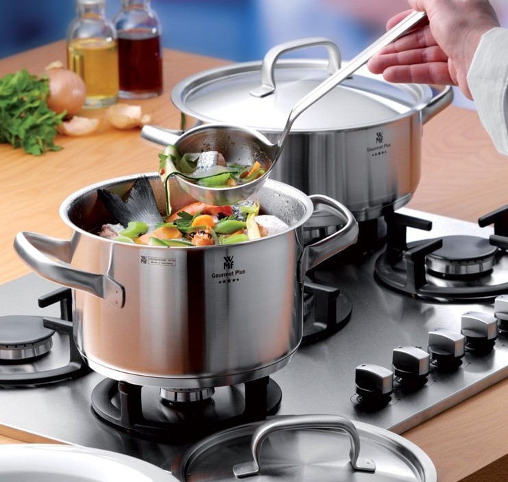 Topf GOURMET PLUS 20 cm, Edelstahl matt, WMF