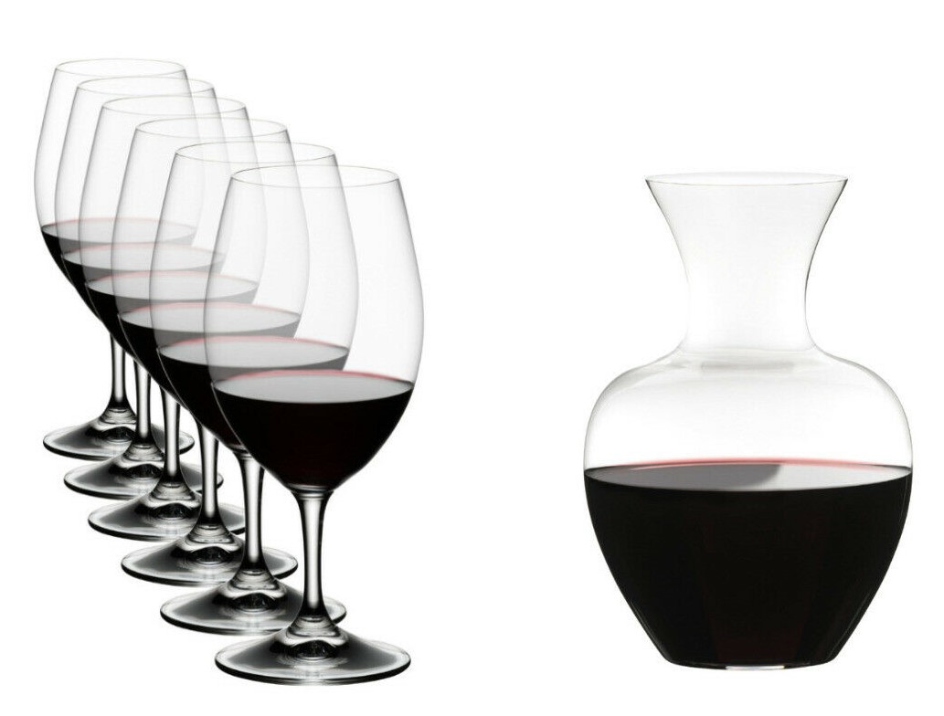 Gläserset Öffnung Magnum + Karaffe Apfel kostenlos Riedel