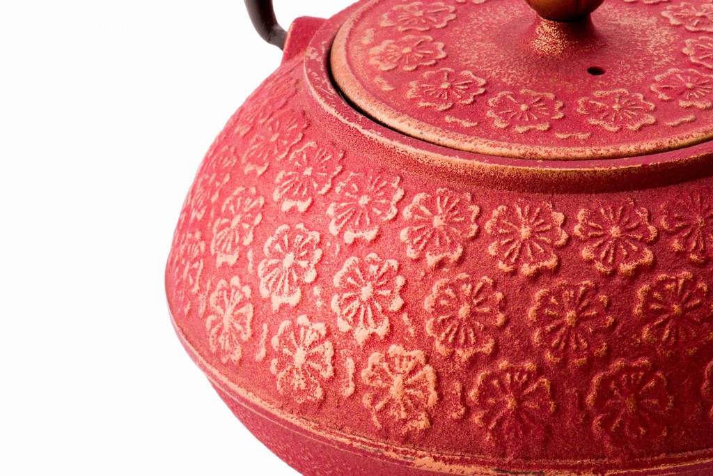 Teekanne und Teetassen Set SHANGHAI, 3-teilig, 600 ml, rot, Bredemeijer