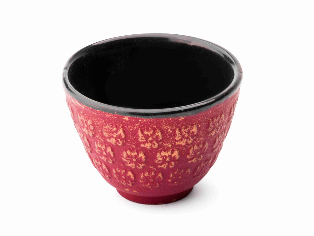 Teekanne und Teetassen Set SHANGHAI, 3-teilig, 600 ml, rot, Bredemeijer