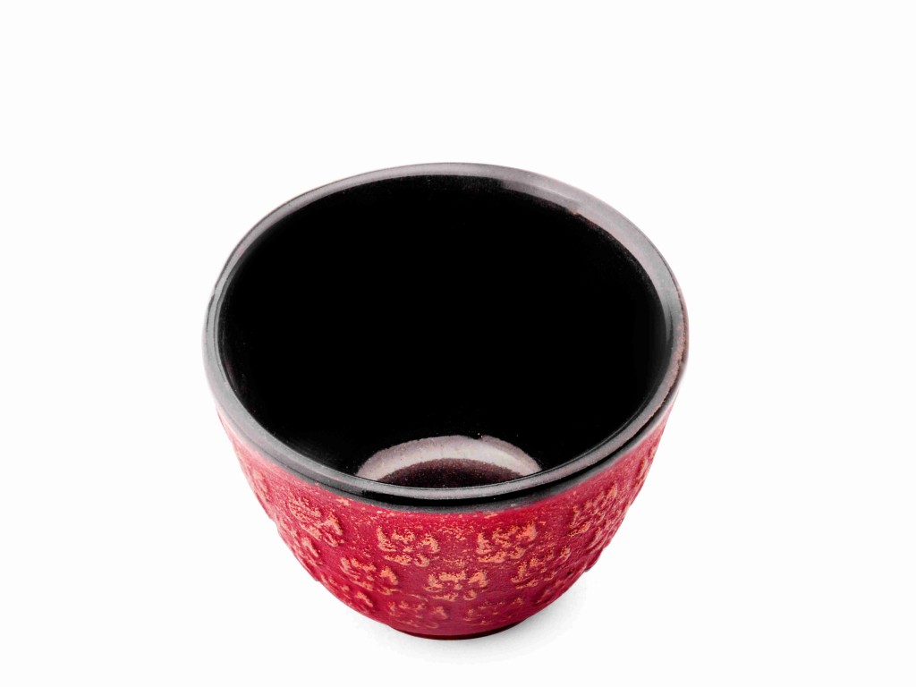 Teekanne und Teetassen Set SHANGHAI, 3-teilig, 600 ml, rot, Bredemeijer