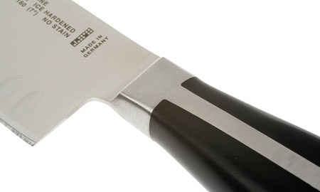 Santoku Messer TWIN CUISINE, mit ovalen Rillen, Zwilling