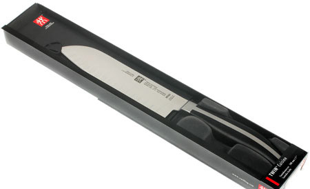 Santoku Messer TWIN CUISINE, mit ovalen Rillen, Zwilling