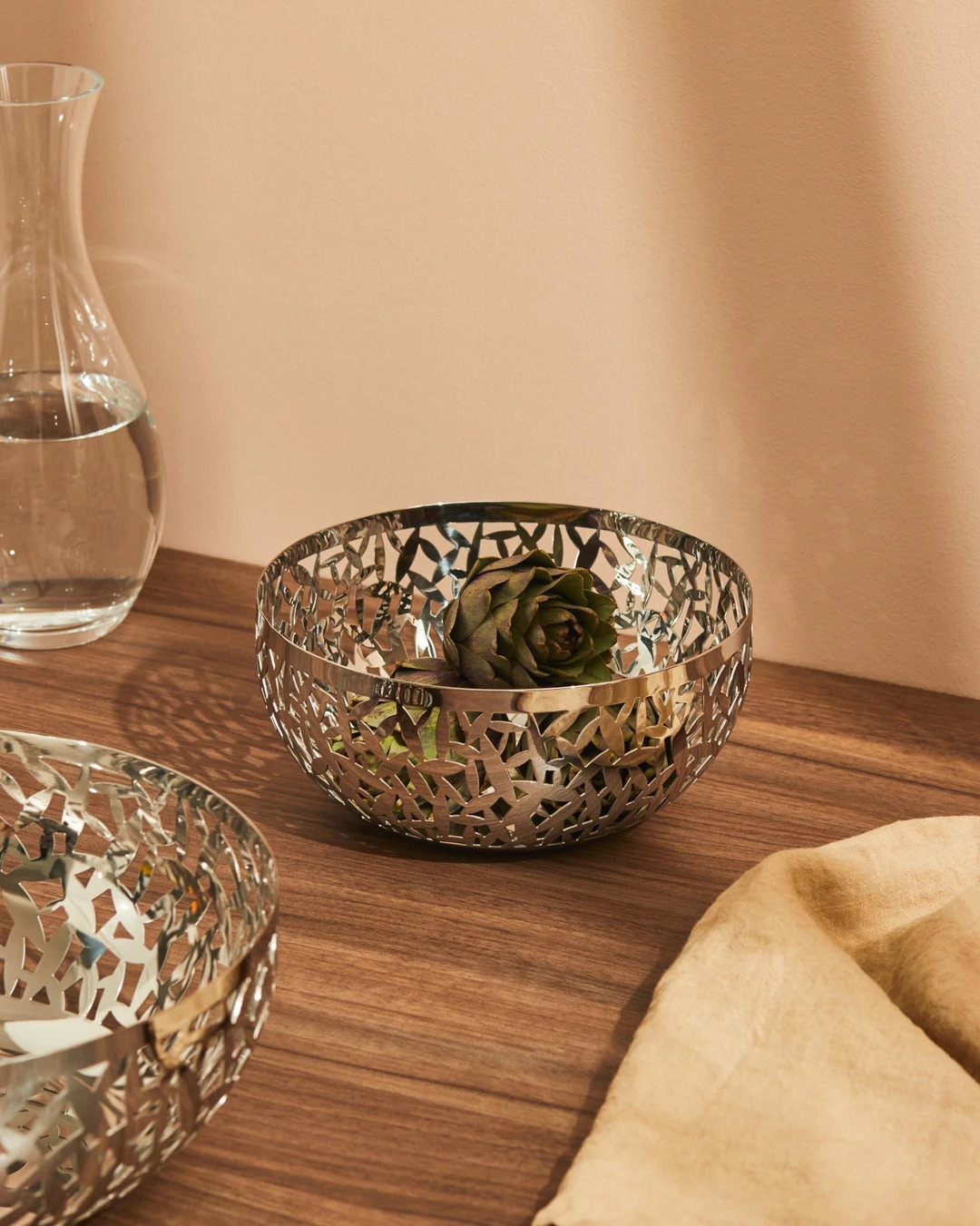 Obstschale CACTUS! 21 cm, Edelstahl poliert, Alessi