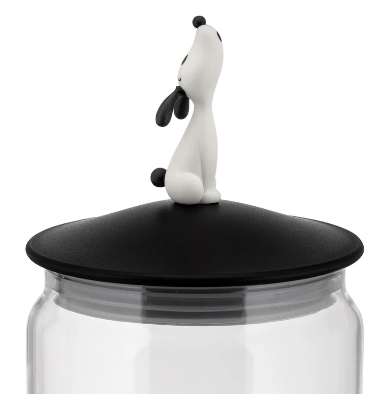 Behälter für Hundefutter LULAJAR 1,5 l, rot, Glas, Alessi