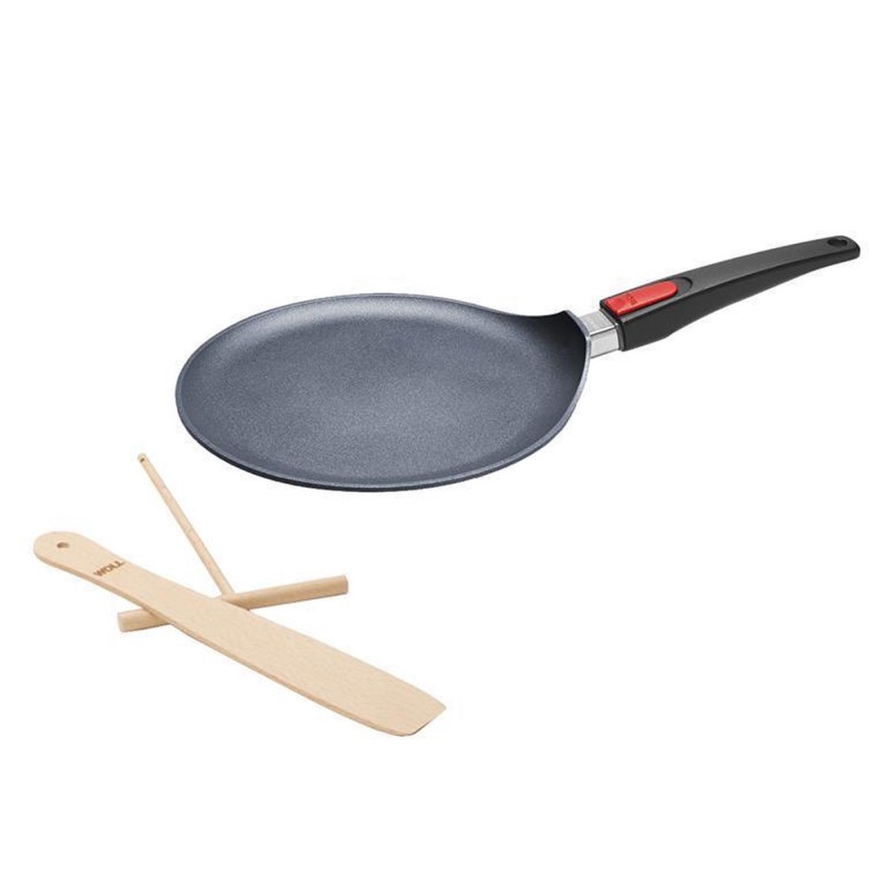 Crepes-Pfanne DIAMOND LITE 26 cm, für Induktion, Titanium, WOLL