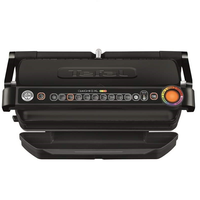 Elektro Kontaktgrill OPTIGRILL + XL GC722834, schwarz, Tefal