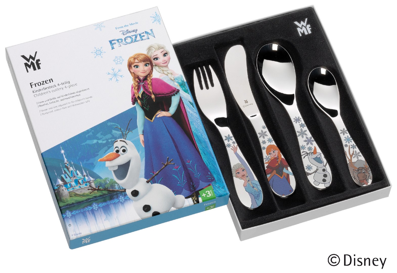 Kinder Besteckset FROZEN DISNEY, 4-teilig WMF