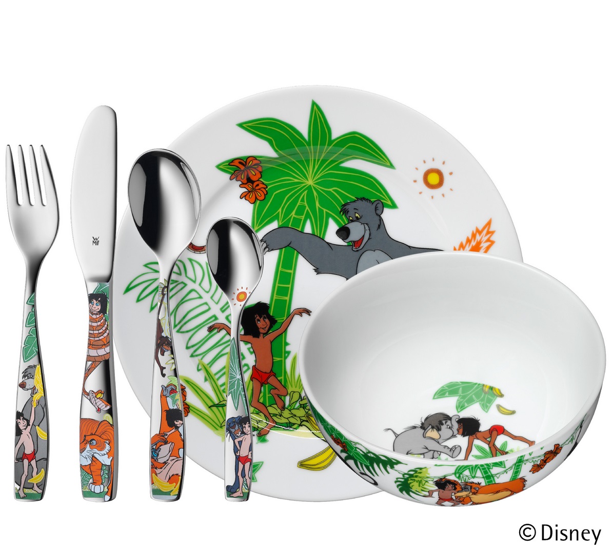 Kinder Geschirrset THE JUNGLE BOOK, 6-teilig, WMF