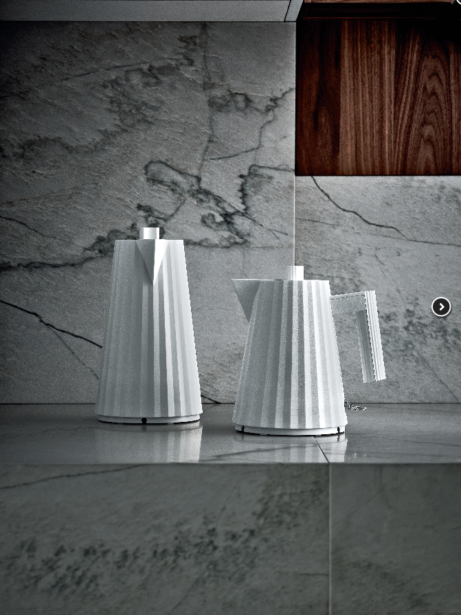 Wasserkocher PLISSE 1,7 l, weiß, Alessi