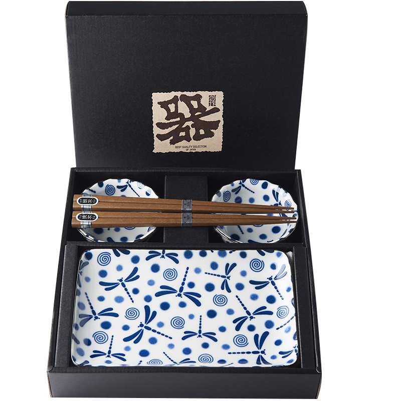 Suhi Set BLUE DRAGONFLY, 6er-Set, MIJ