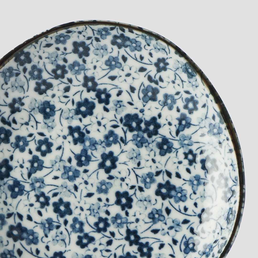 Untertasse BLUE DAISY 12 cm, MIJ