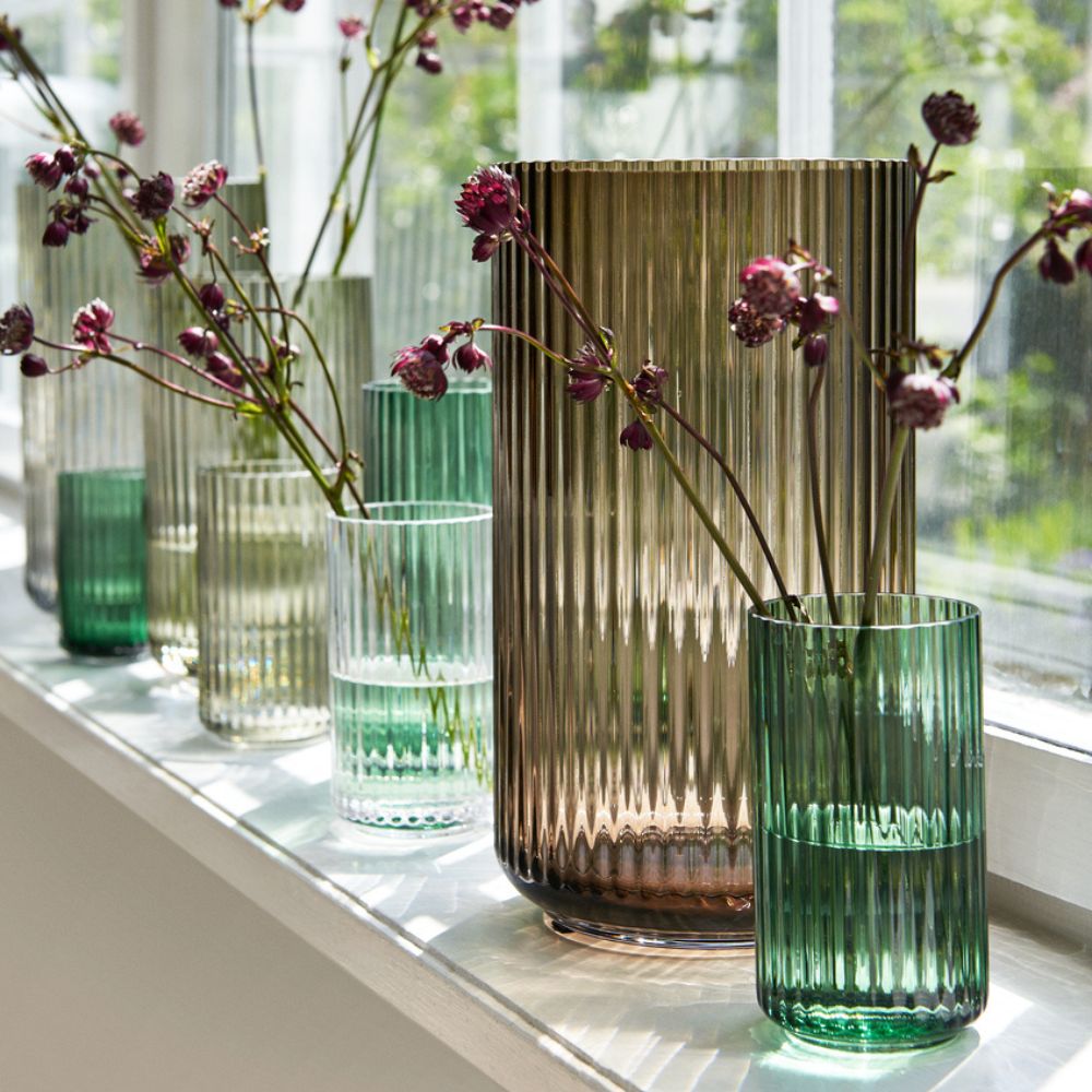 Vase 25 cm, grün, Lyngby