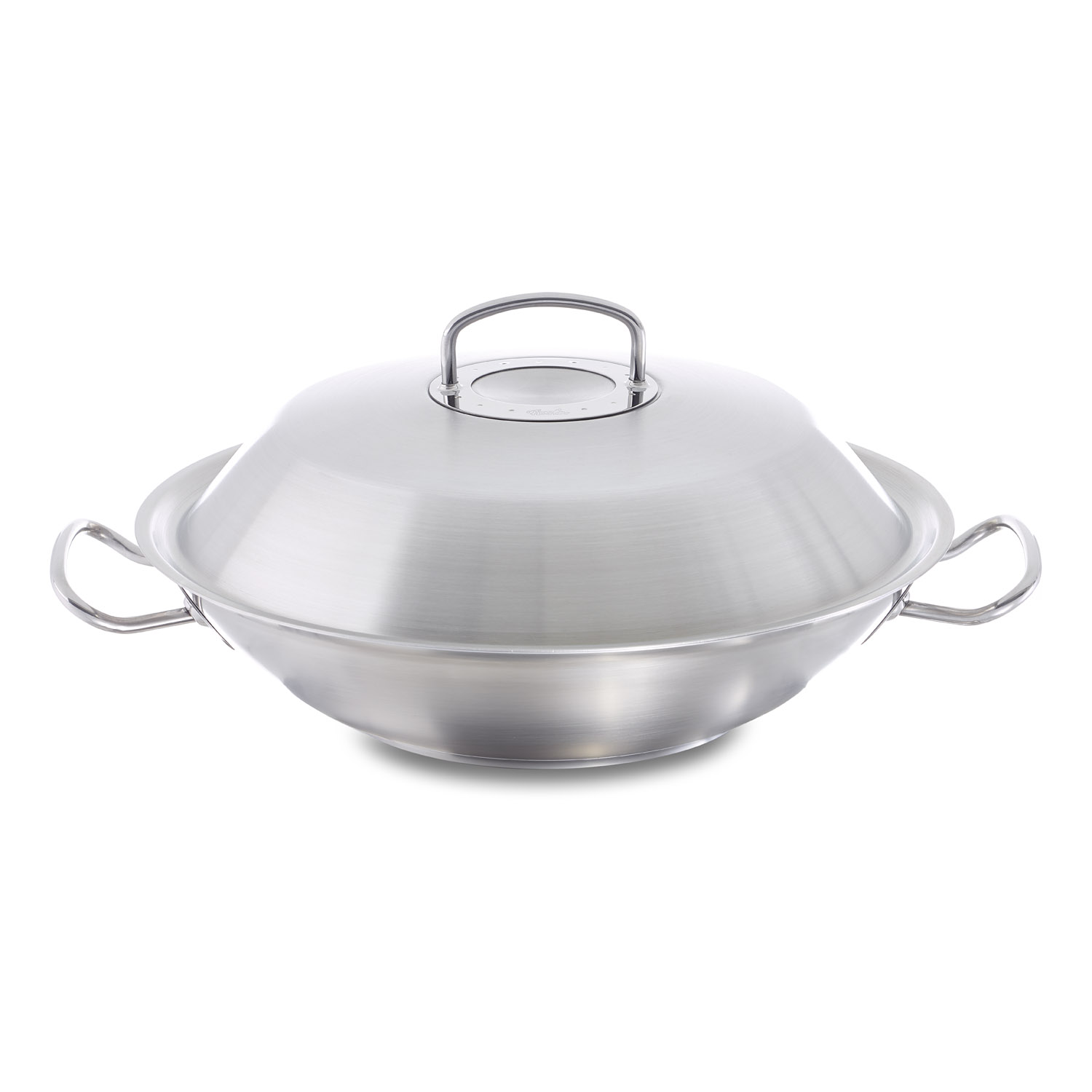 Wok ORIGINAL PROFI COLLECTION 35 cm, Edelstahl-Deckel, Fissler