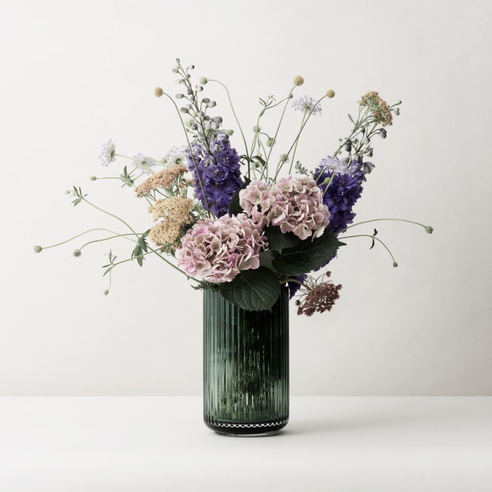 Vase 31 cm, grün, Lyngby