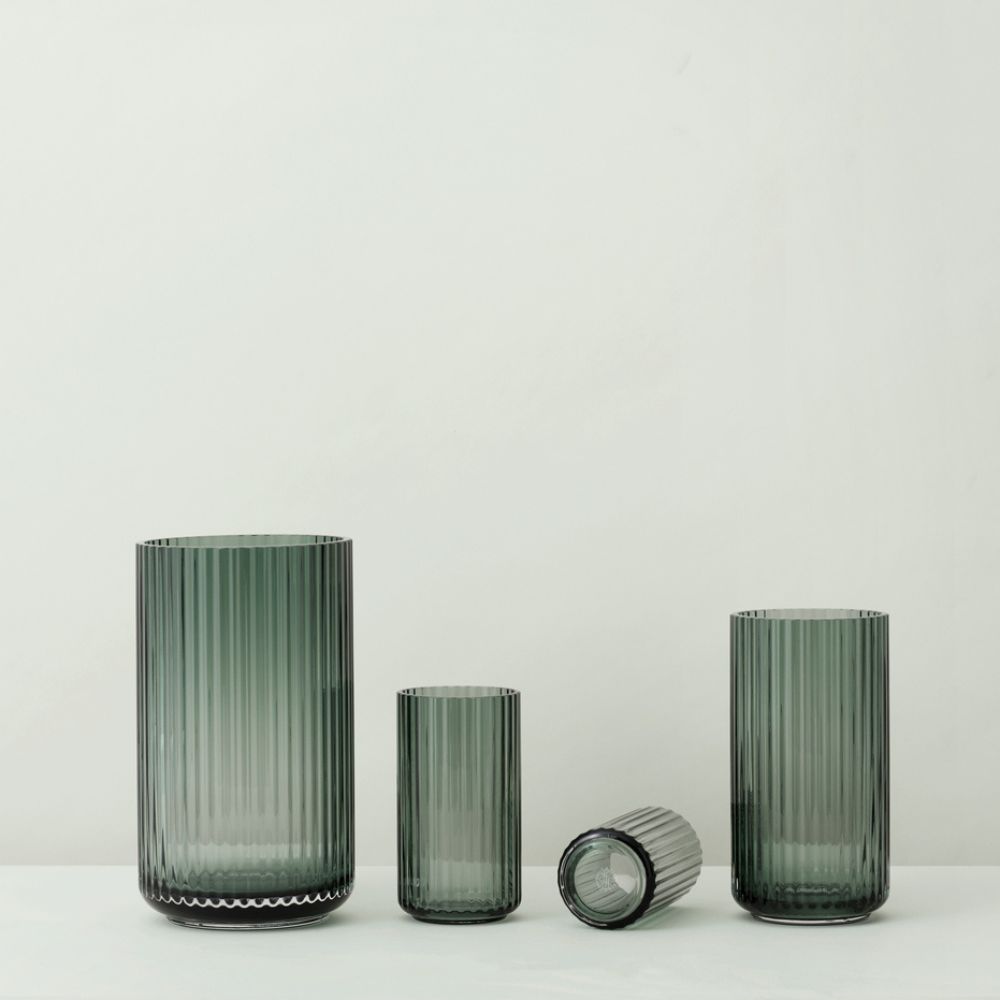 Vase 31 cm, grün, Lyngby